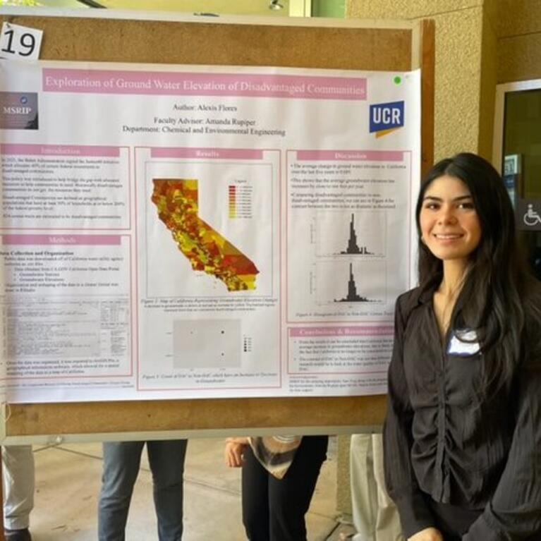 Two UCR students in the Rupiper Lab participated in 8-week funded undergraduate research programs this summer culminating in poster and oral presentations.